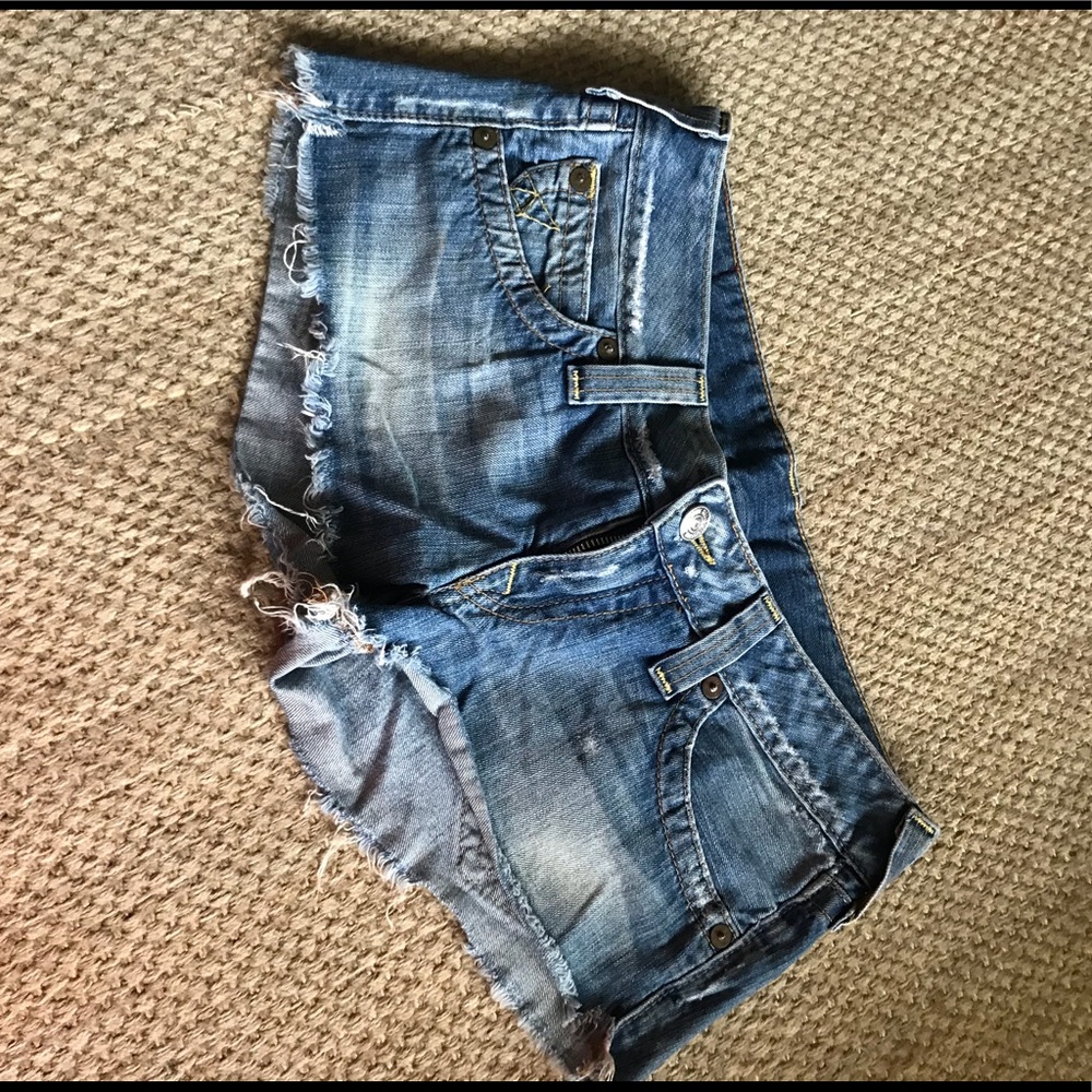 True Religion denim shorts